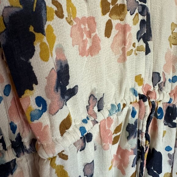 Lucky Brand | Chiffon Floral Sleeveless Maxi Dress - Picture 4 of 6